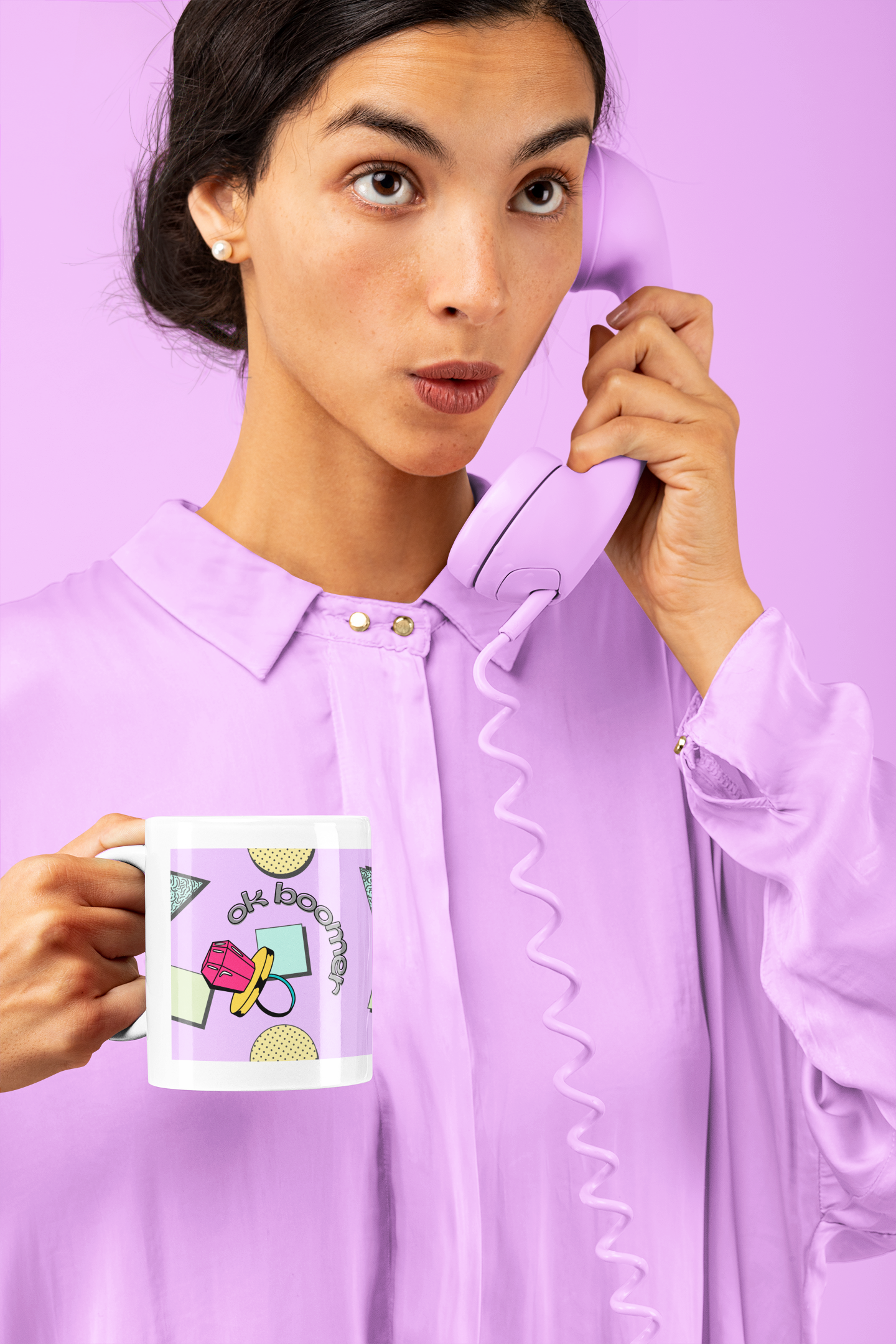 ok boomer pop art mug