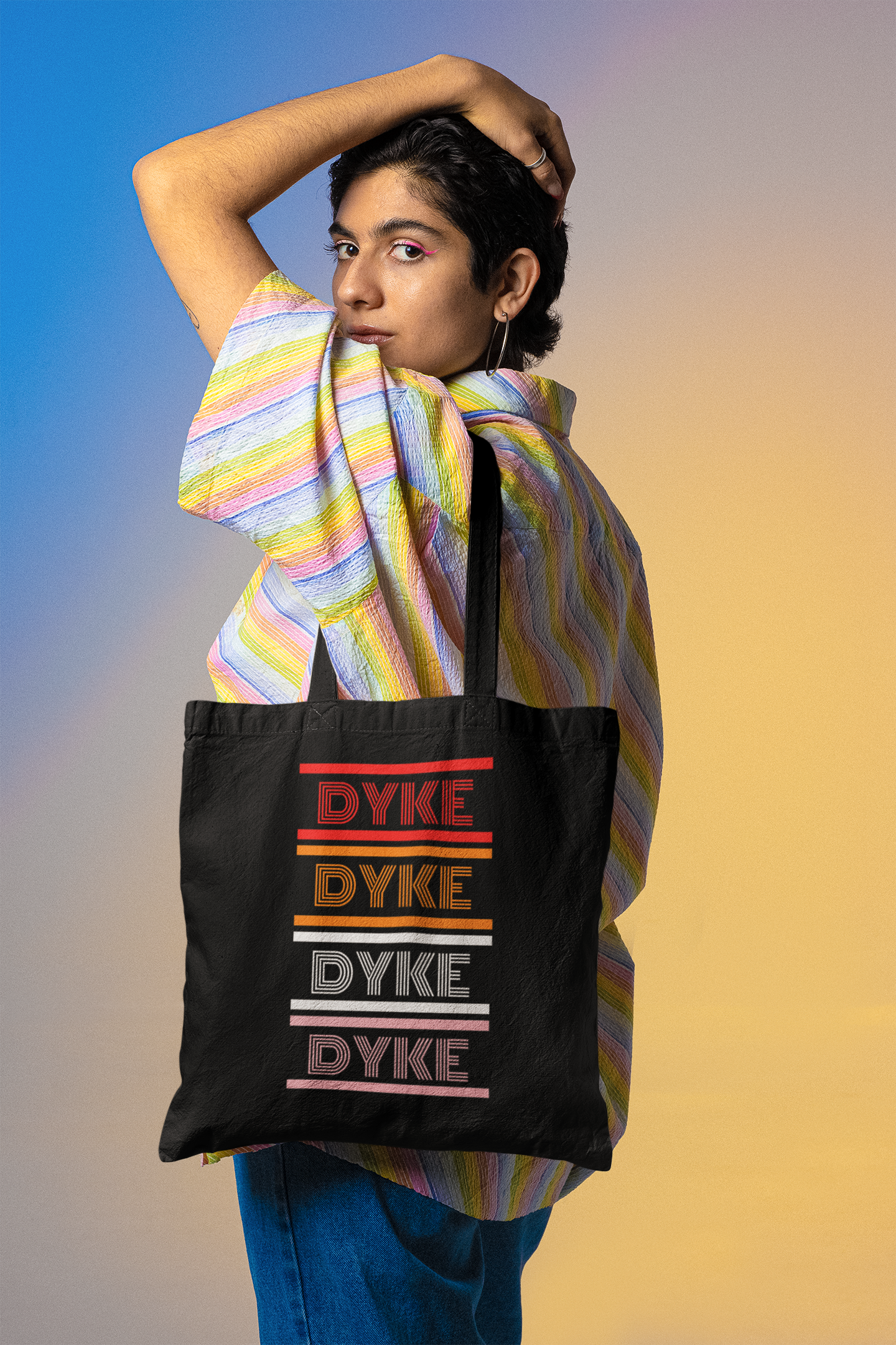 dyke tote black