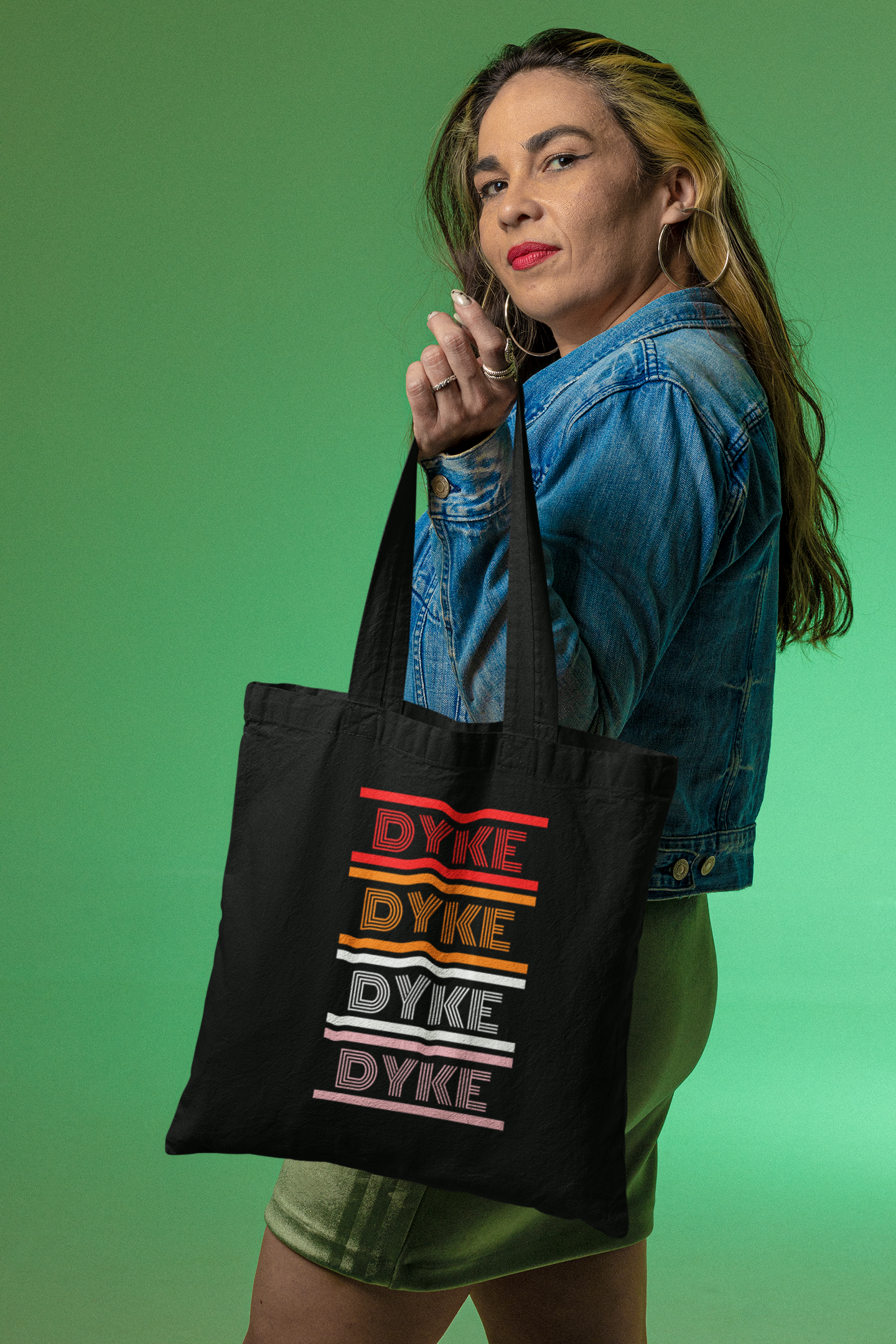 dyke tote black