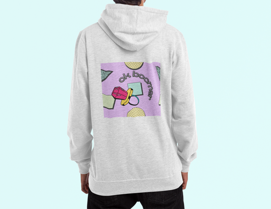 ok boomer pop art hoodie