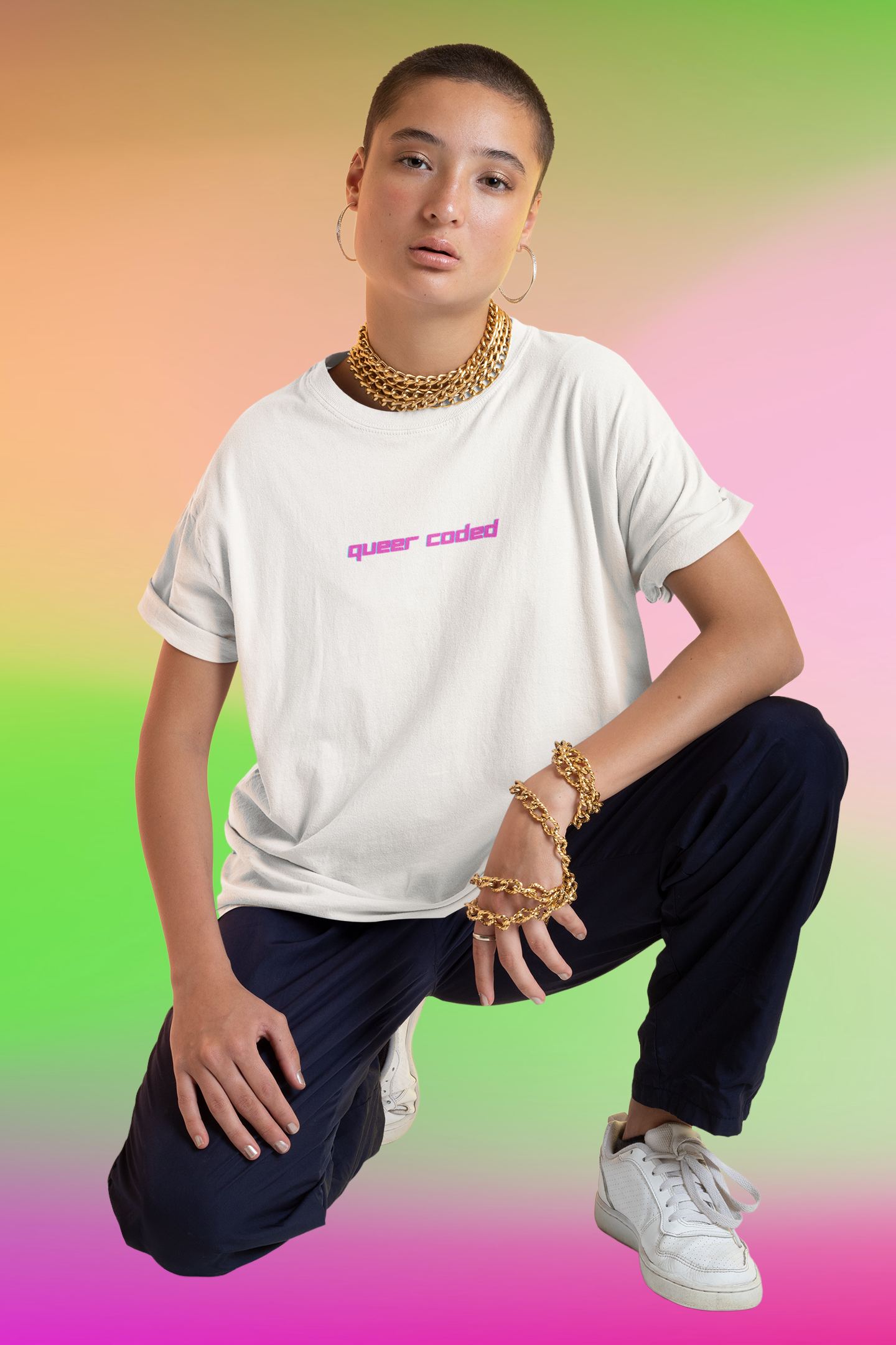 queer coded: Oversize tee